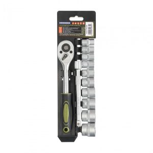 HEINNER SET 12 PIESE 3/8"+ext. CR-V
