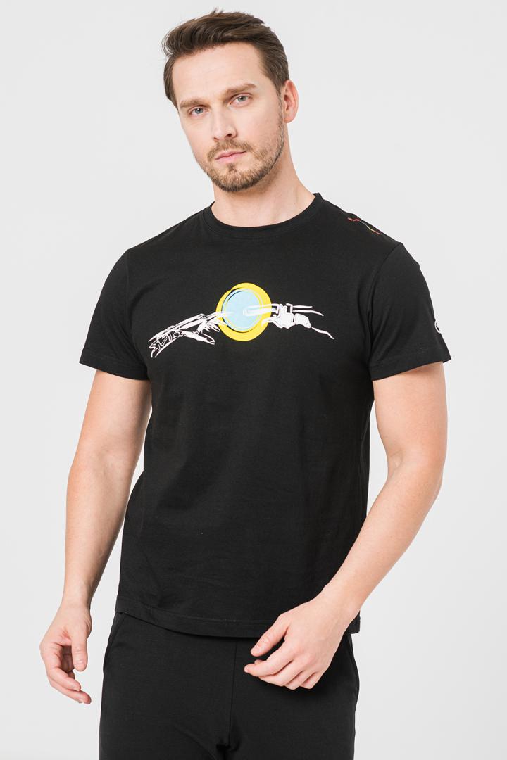 TRICOU CASUAL MANA BICICLETA BARBATI BLACK-XL - imagine 4