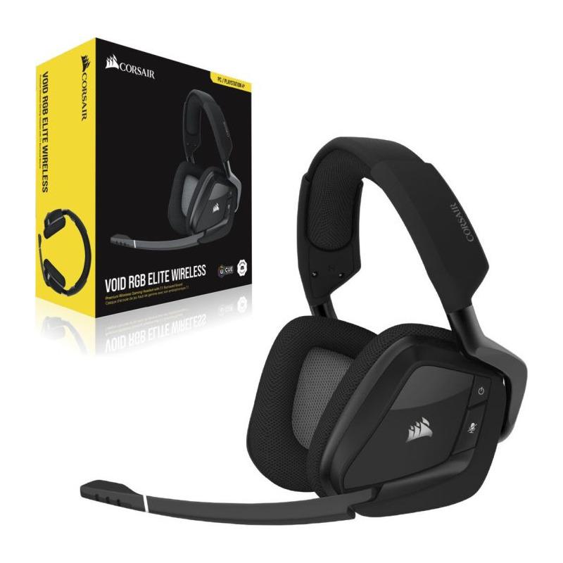 Casti Gaming Head-band Corsair VOID ELITE Wireless, Wireless, Negru - imagine 3