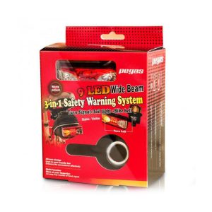 Semnalizator cu sonerie Pegas F21-BCS-B, semnalizator 73x21x32mm, 9 led, baterii