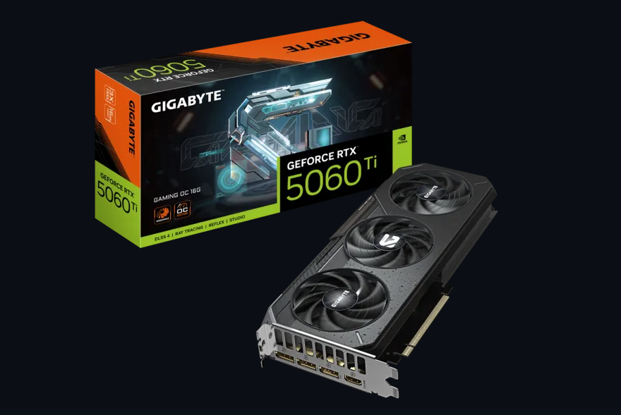 Placa video Gigabyte GeForce RTX 5060 Ti GAMING, 16GB GDDR6X,