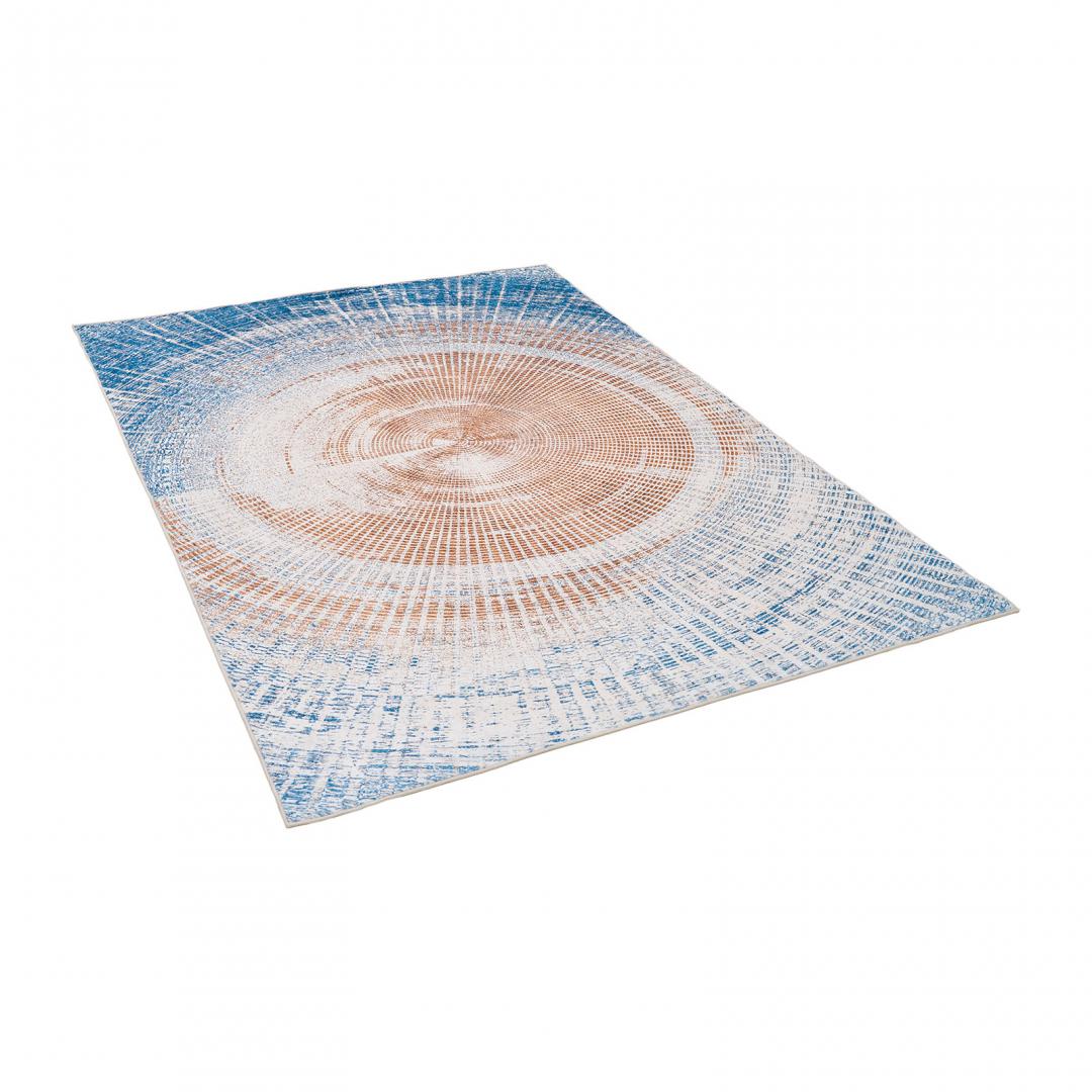 Covor printat, Harper 160x230 cm, lavabil cu spate antialunecare, inaltime - imagine 4