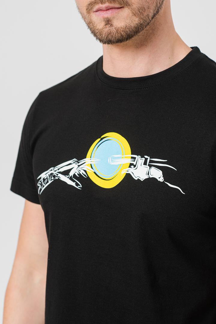 TRICOU CASUAL MANA BICICLETA BARBATI BLACK-XL - imagine 6