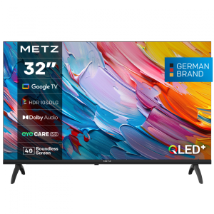 Televizor METZ QLED 32MQF7000Z, 80 cm, Smart Google TV, HD,