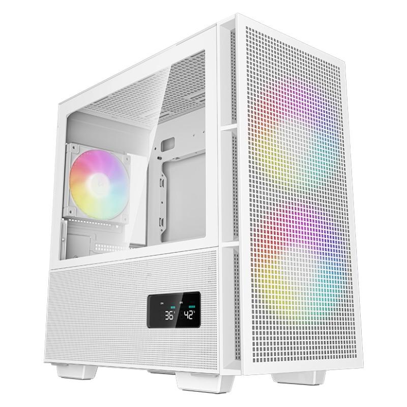 Carcasa DEEPCOOL CH360, RGB, Full Tower, White - imagine 12