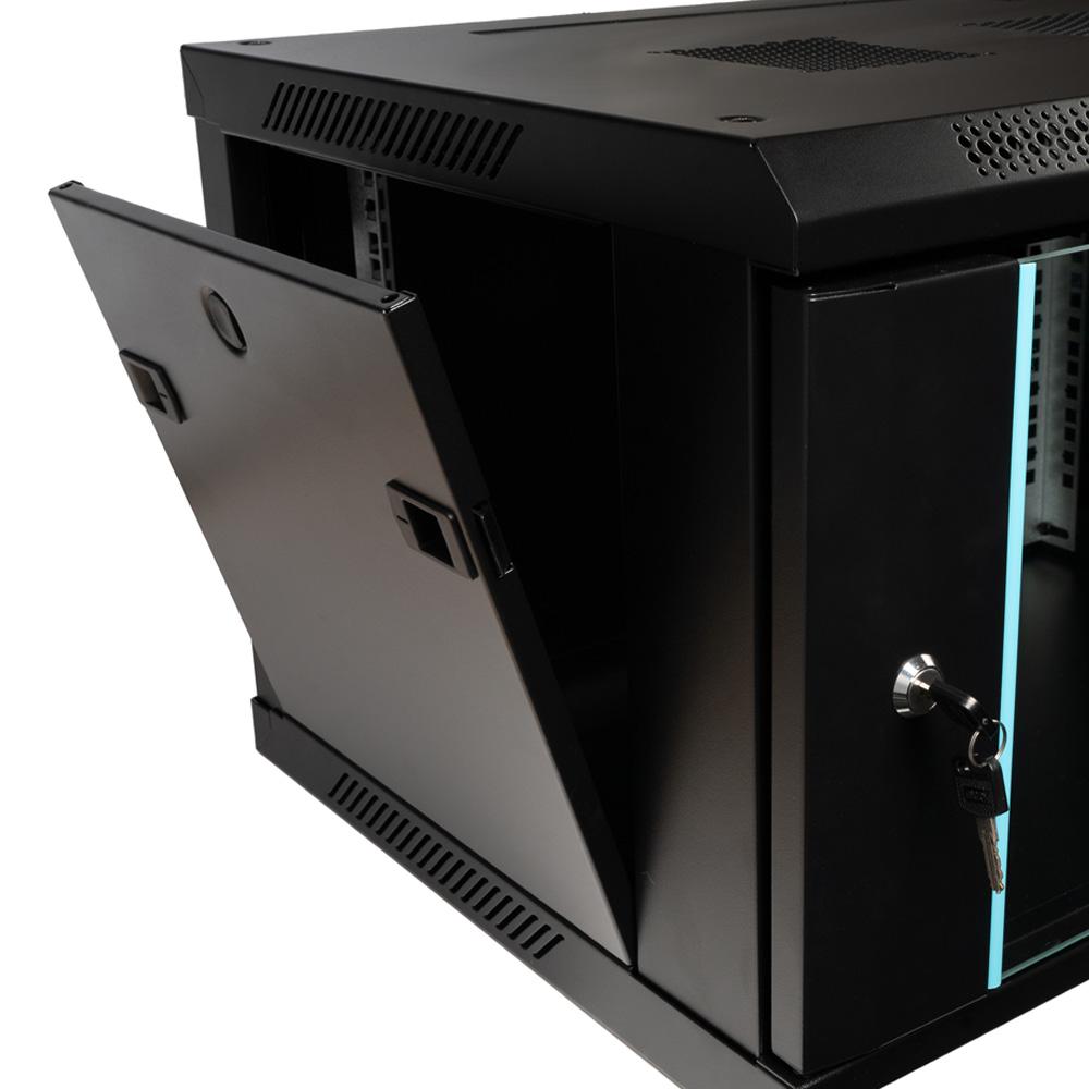 CABINET 19″ SPACER 6U 600x450mm, fixare pe perete, Flatpack (dezasamblat), - imagine 5