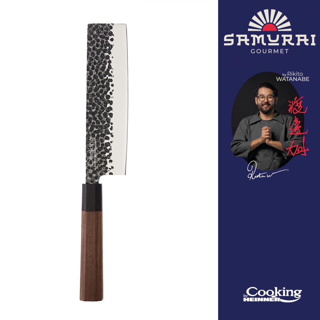 CUTIT NAKIRI 18 CM, RIKITO WATANABE, SAMURAI GOURMET, COOKING BY - imagine 3