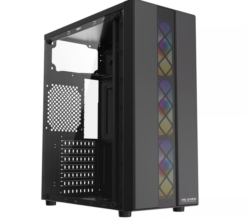 Carcasa PRO GAMING JAX, RGB, Mid Tower, Black