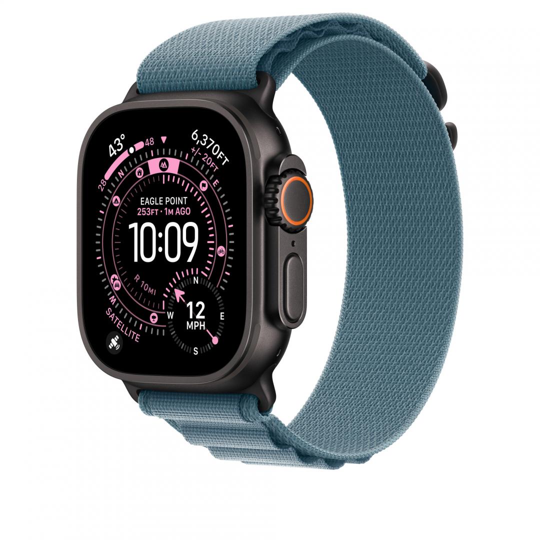 Curea pentru Apple Watch 49mm Light Blue Alpine Loop - Large - - imagine 4