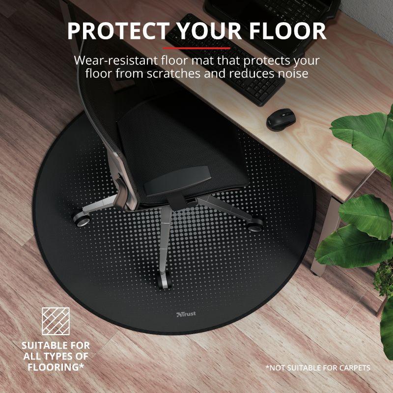 Accesoriu scaun gaming Trust Mika Round Floor Mat - imagine 3