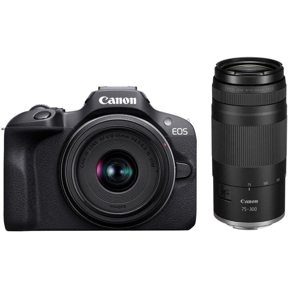 Camera foto Canon Eos R100 Double kit + Obiectiv RF-S