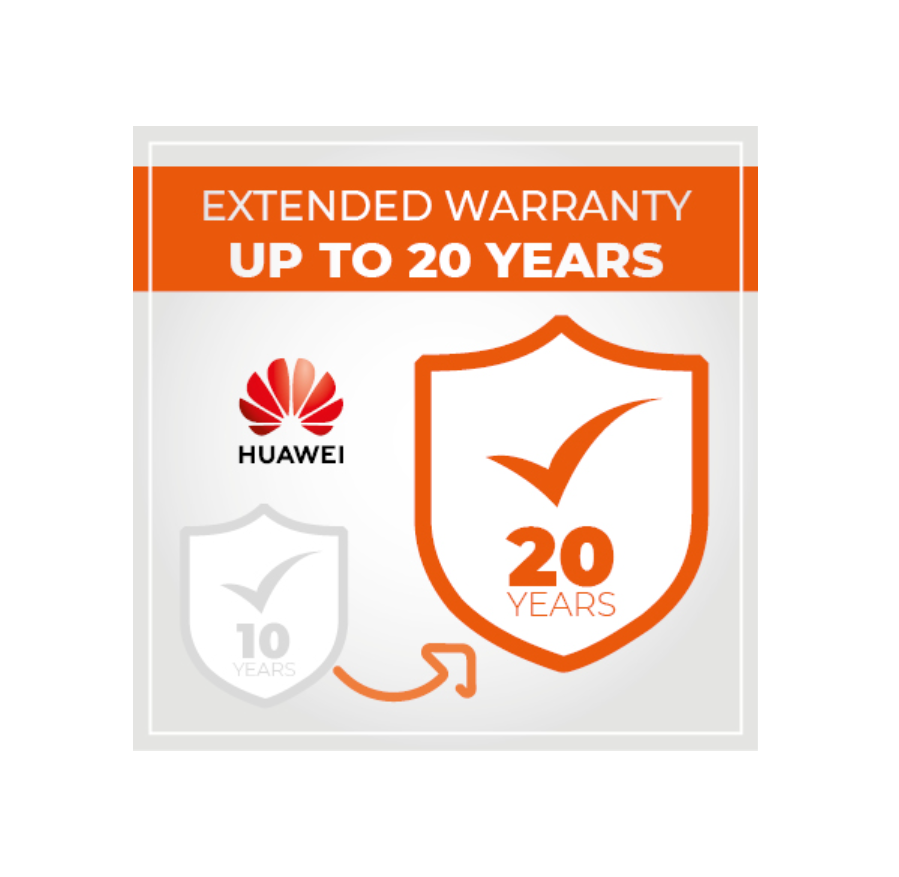 Garantie extinsa pana la 20 ani pentru Huawei SUN2000-10K-LC0