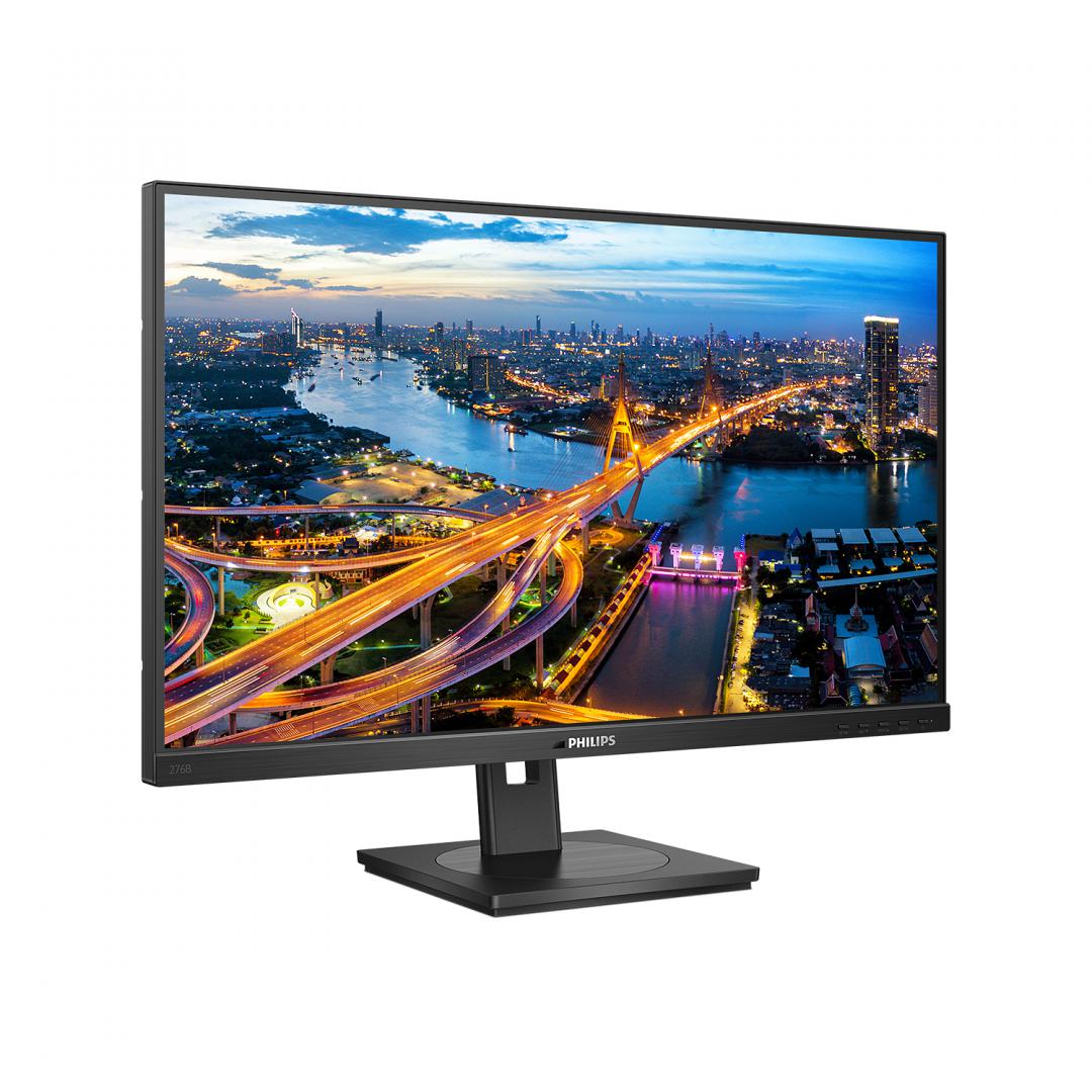 Monitor Consumer Philips 276B1/00, 27", 2560 x 1440 pixeli, Black, - imagine 4