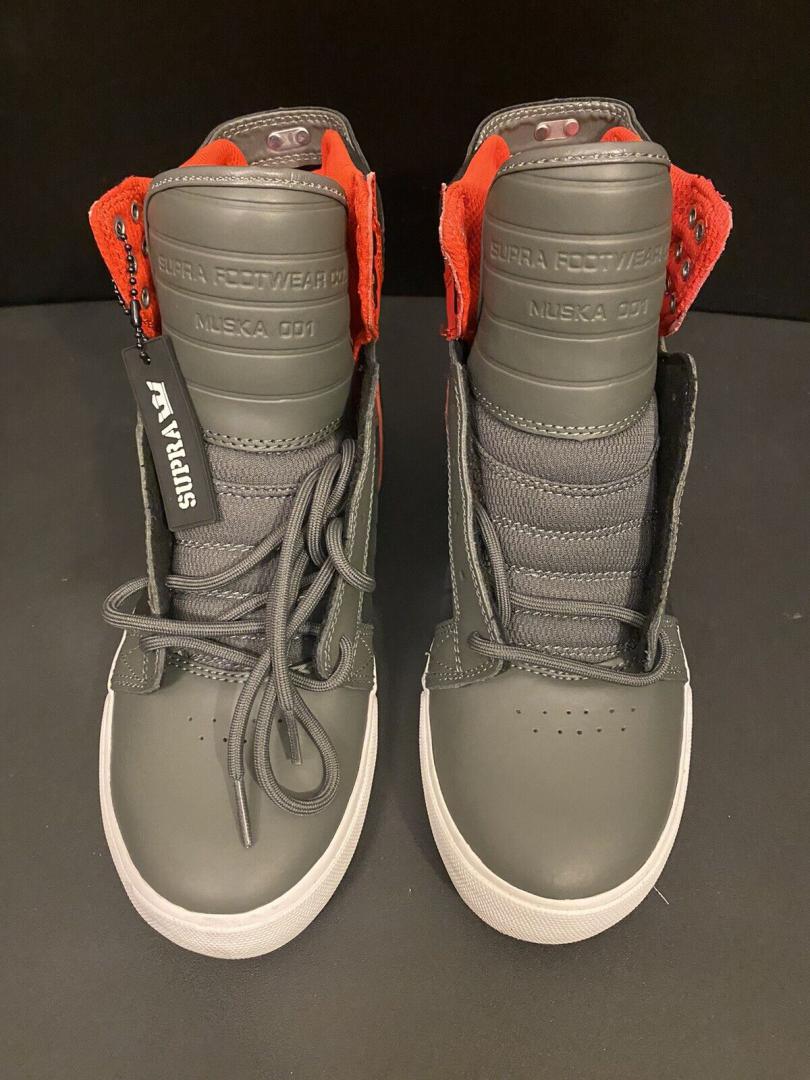 INCALTAMINTE SUPRA SKYTOP IV LIGHT GREY/WHITE/CHARCOAL, 44.5 - imagine 6