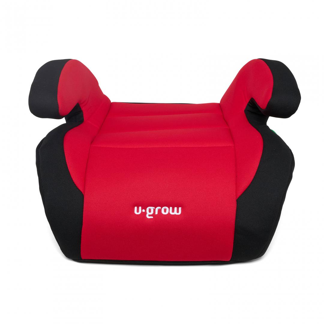 Inaltator auto 125-150, omologare R129 cu isofix , negru/rosu, U-Grow - imagine 6
