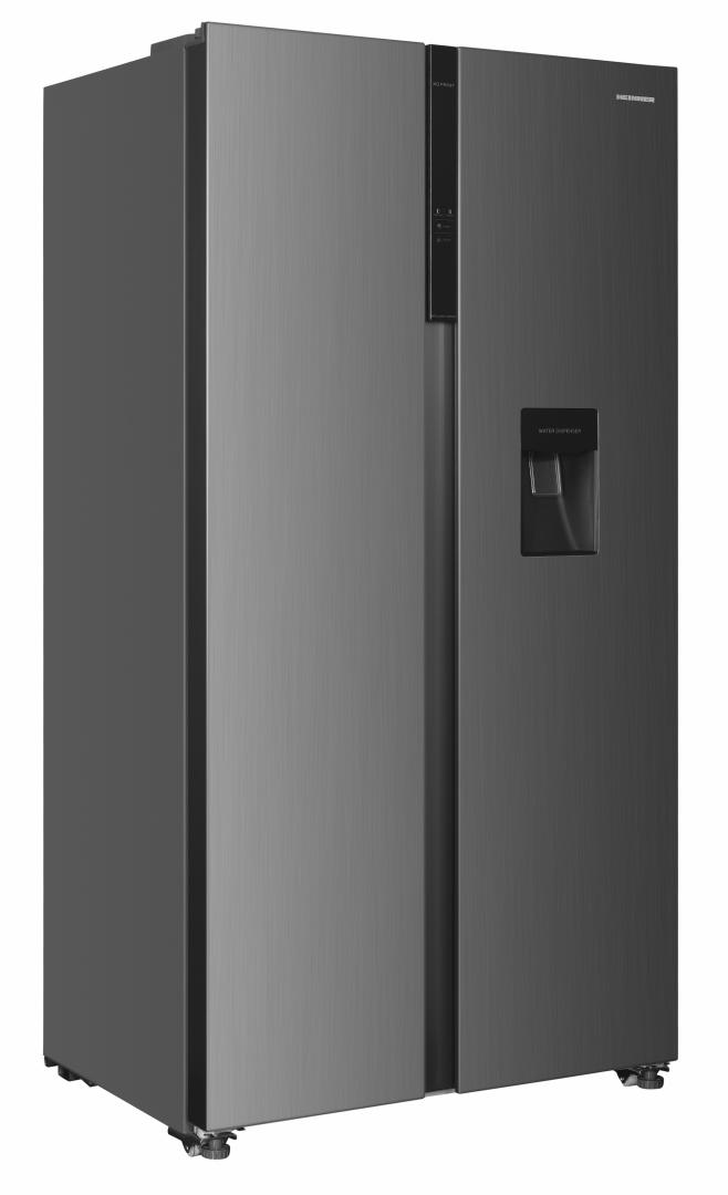 Side by Side HEINNER HSBS-HM529NFBKWDE++, No Frost, 529 L, Clasa