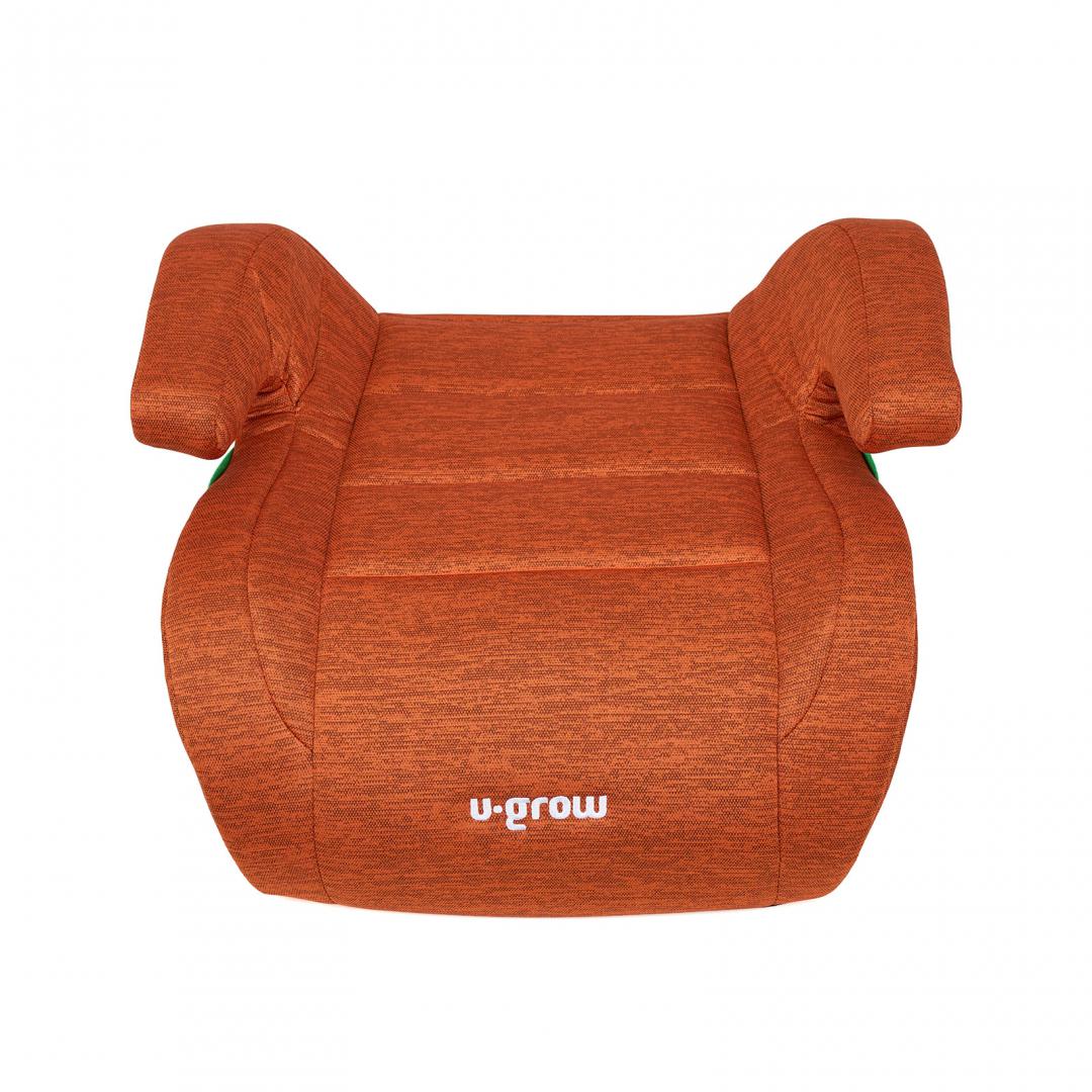 Inaltator auto U-Grow, 125-150 R129 cu isofix, caramiziu - imagine 5