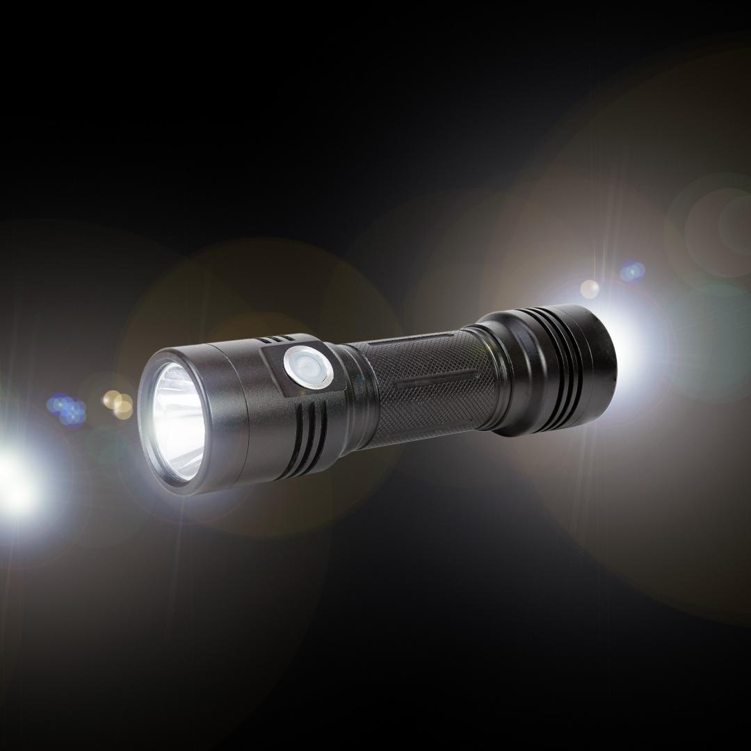 Lanterna dubla PNI Adventure F200 din aluminiu cu LED, acumulator - imagine 11
