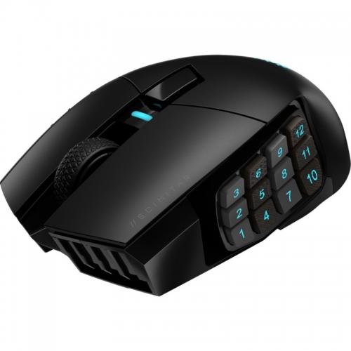 Mouse Gaming Wireless Corsair SCIMITAR ELITE WIRELESS, 26000 DPI, negru - imagine 4
