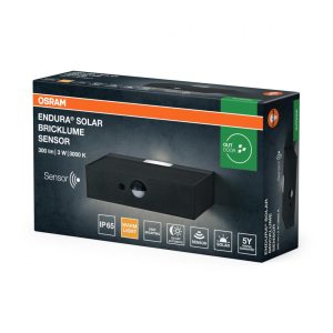 Aplica LED solara cu senzor de miscare si lumina Osram