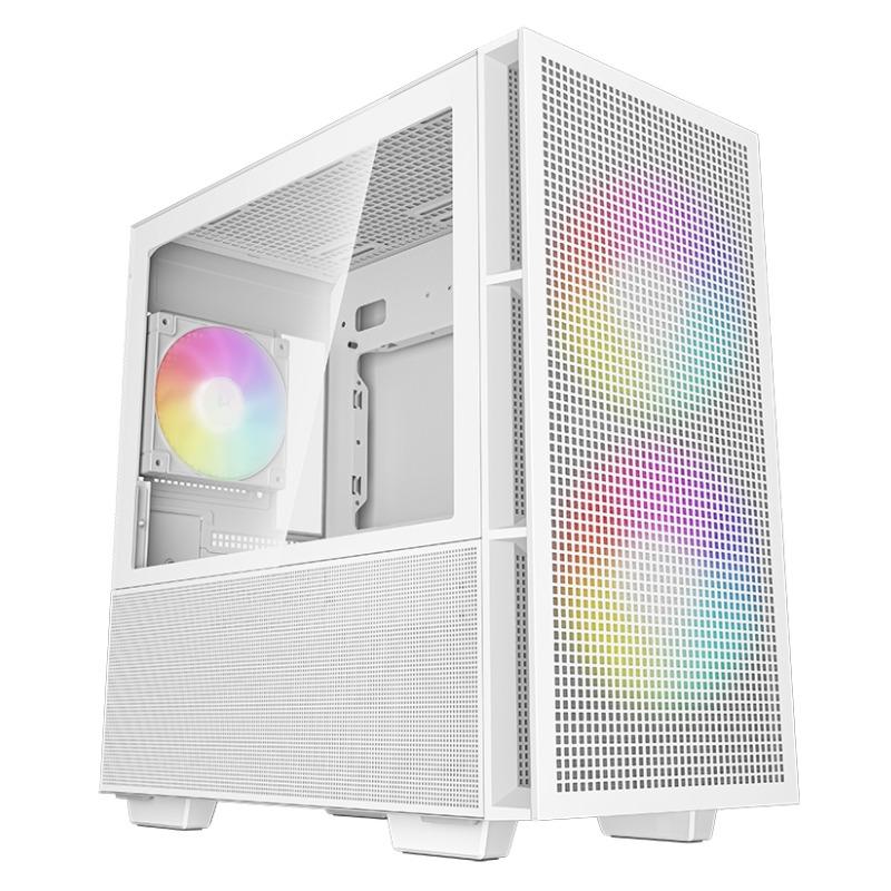Carcasa DEEPCOOL CH360, RGB, Full Tower, White