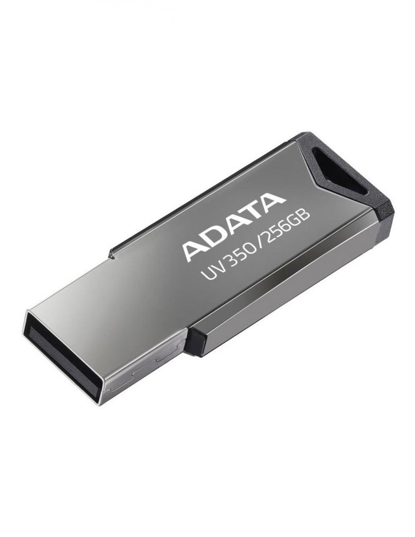 Memorie USB ADATA UV350 256 GB, USB 3.2, Argintiu