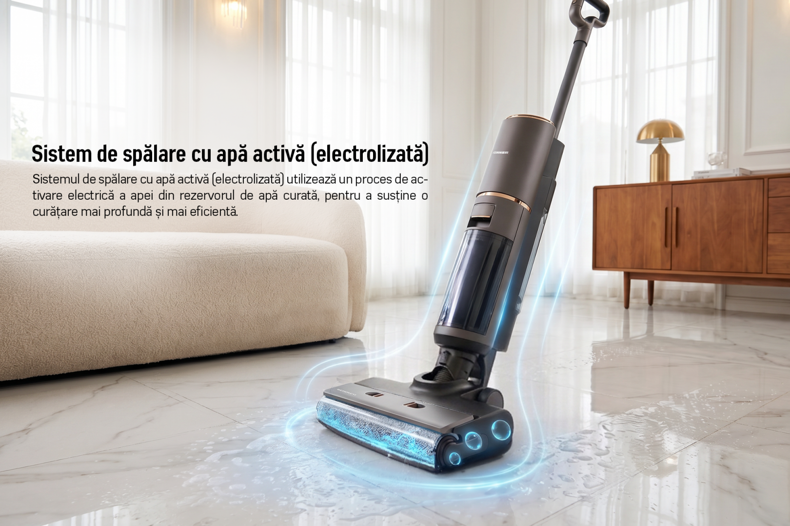 Aspirator vertical cu funcție spălare HEINNER AquaFusionPro HSFW- PB160DRYBK - imagine 10