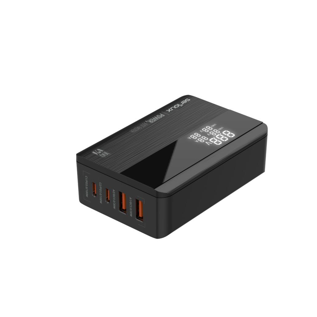 Incarcator retea Serioux 100W GAN Quick Charge, Intrare: 100-240V~ 50/60Hz - imagine 3