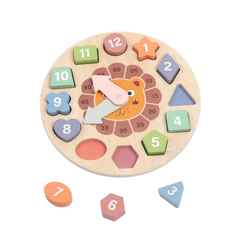 CEAS EDUCATIV DIN LEMN CU FORME GEOMETRICE - imagine 3