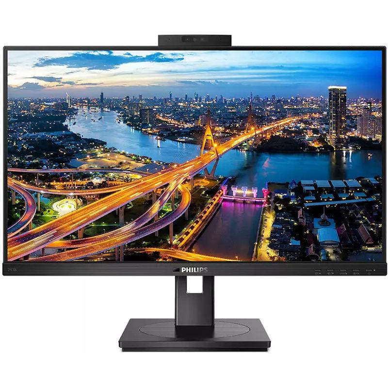 Monitor Consumer Philips 243B1JH, 23.8", 1920 x 1080 pixeli, Black,