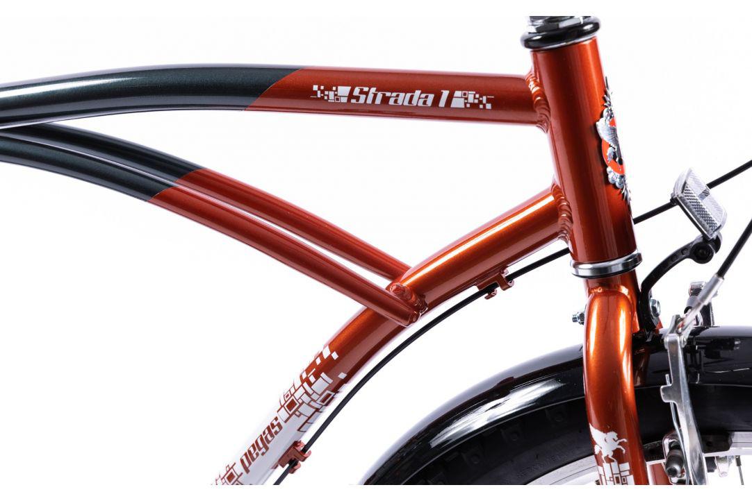PEGAS STRADA 1 26'' ALUMINIU 3S CUPRU GRI - imagine 12