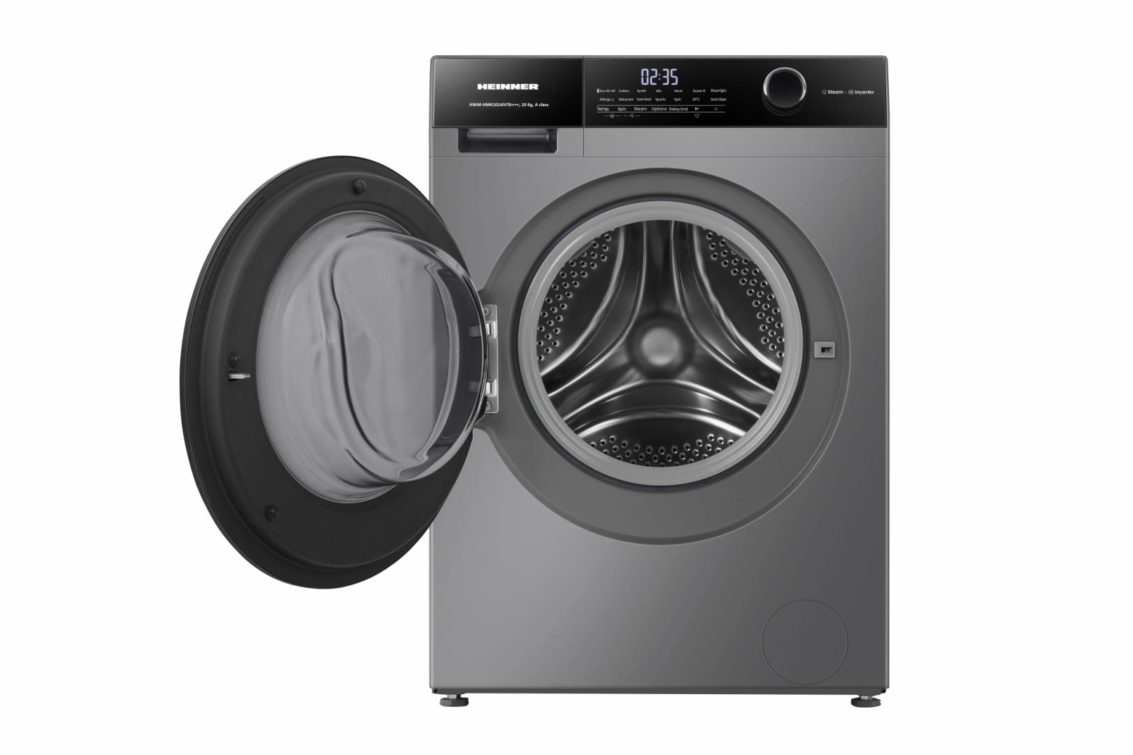 Masina de spalat rufe HEINNER HWM-HMK1014IVTA+++, 10 kg, 1400 rpm, - imagine 3