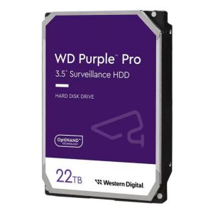 HDD Surveillance WD Purple Pro, 22TB, 7200RPM, 512MB, SATA III