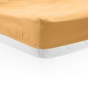 CEARCEAF PAT CU ELASTIC 180X200 CM GALBEN PAL