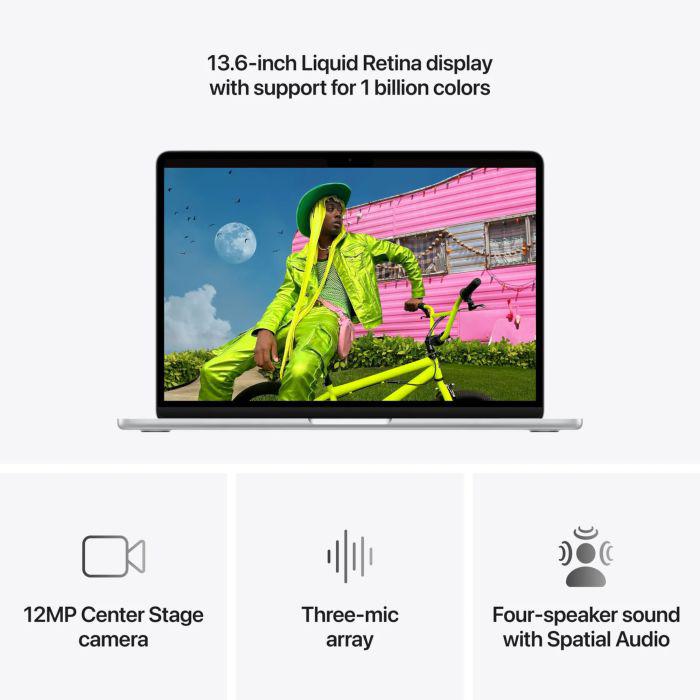 MacBook Air 15.3" Retina/Apple M5 (CPU 10-core, GPU 10-core, NeuralEngine16-core)/16GB/512GB - imagine 8
