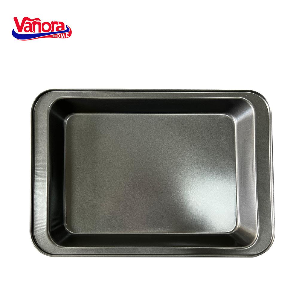 TAVA CUPTOR TEFLON 37X26X5 CM, EASY BAKE, VANORA HOME - imagine 3