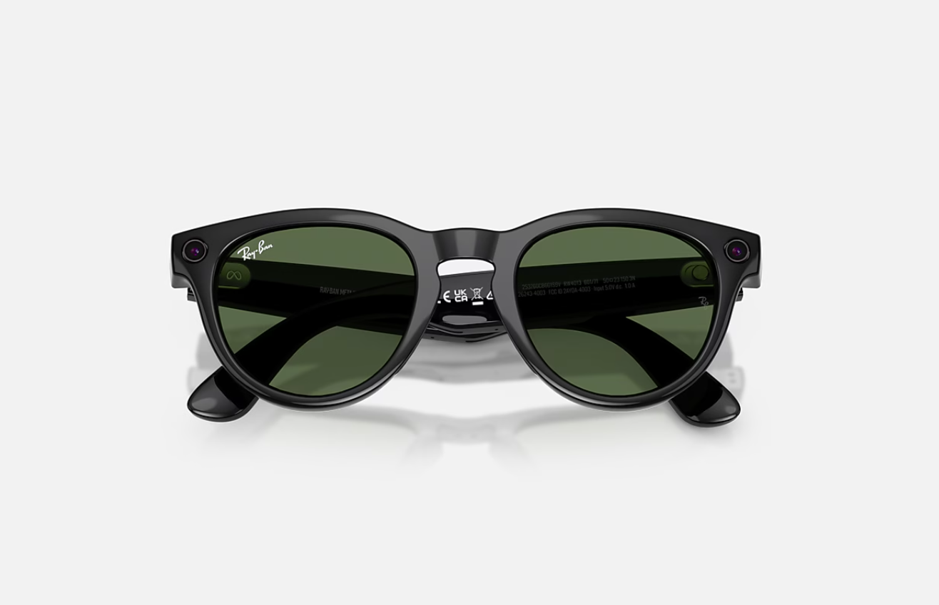 Ray-Ban Meta Headliner Gen 2 High Bridge Fit Shiny Black - imagine 6