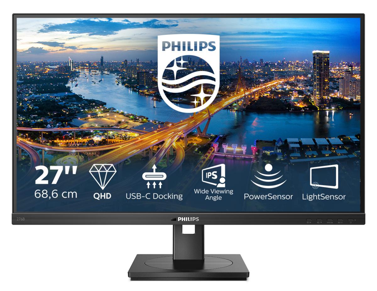 Monitor Consumer Philips 276B1/00, 27", 2560 x 1440 pixeli, Black,