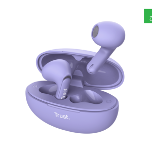 Casti In-ear Trust Yavi, Wireless, Violet