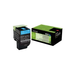 Toner Lexmark 80C20C0, Cyan