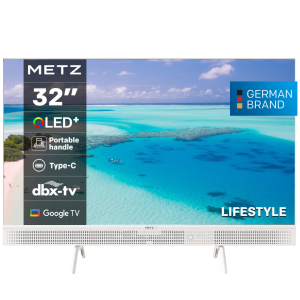 Televizor METZ QLED 32MQE7100Z, 80 cm, Smart Google TV, HD,