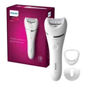 Epilator umed si uscat PHILIPS Seria 8000 BRE700/00, 32 pensete,