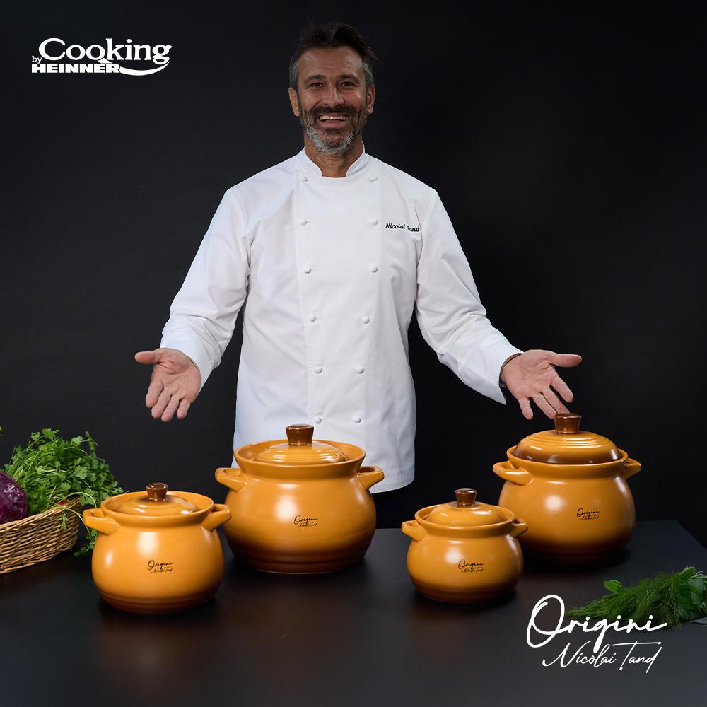 OALA CERAMICA CU CAPAC 12x11 CM, 2 L, NICOLAI TAND, - imagine 13