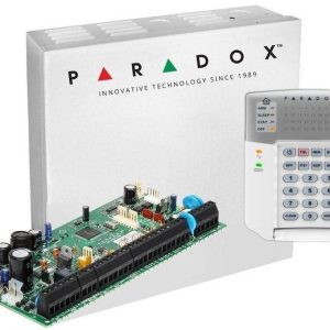 Centrala Paradox SP6000+; 8 zone pe placa (16 cu dublare