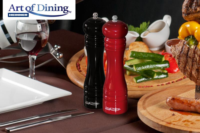 SET 2 RASNITE S&P 20 CM ROSU+NEGRU, ART OF DINING - imagine 3
