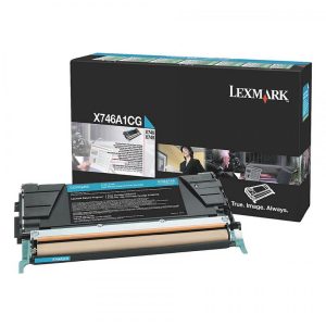 Toner Lexmark X746A1CG, Cyan