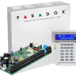 Centrala Paradox SP6000+; 8 zone pe placa (16 cu dublare