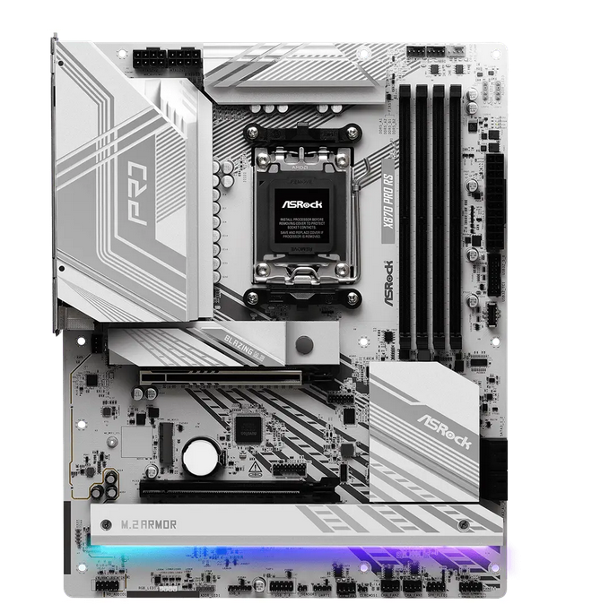 Placa de baza ASRock X870 PRO RS, Socket AM5, DDR5, - imagine 3
