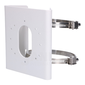 Suport de montaj pe stalp Hikvision DS-1275ZJ-S-SUS, dimensiuni: 144 mm