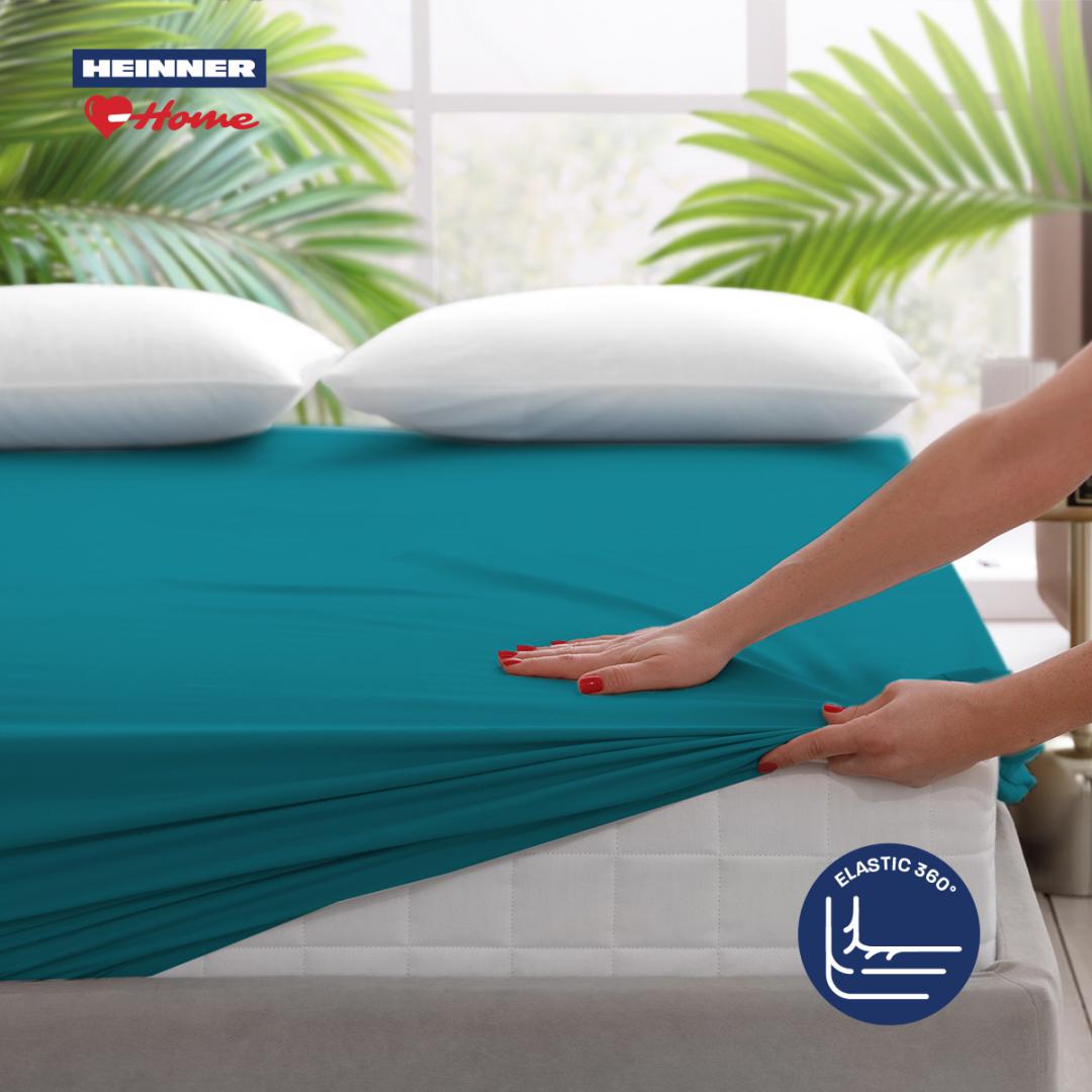 Cearceaf de pat cu elastic 160x20 cm TRQ - imagine 3